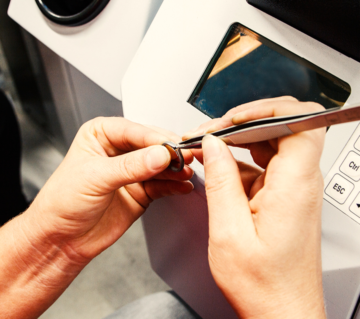 Brillantring - Brillant fassen