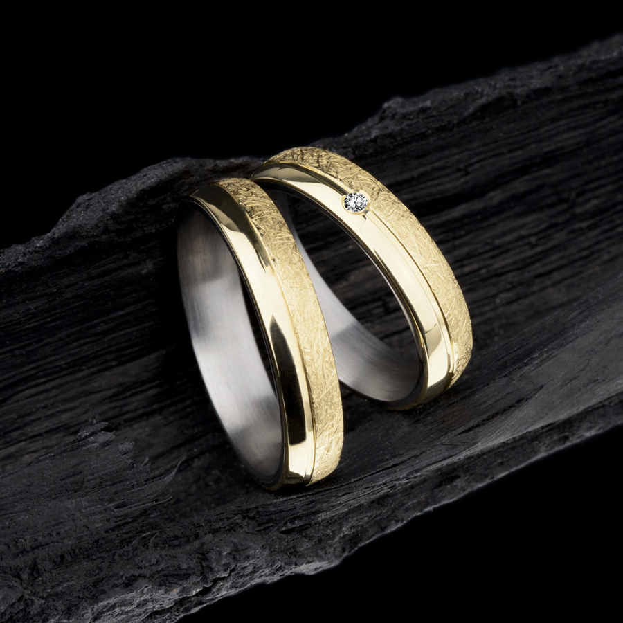 Edelstahl Schmuck - Eheringe