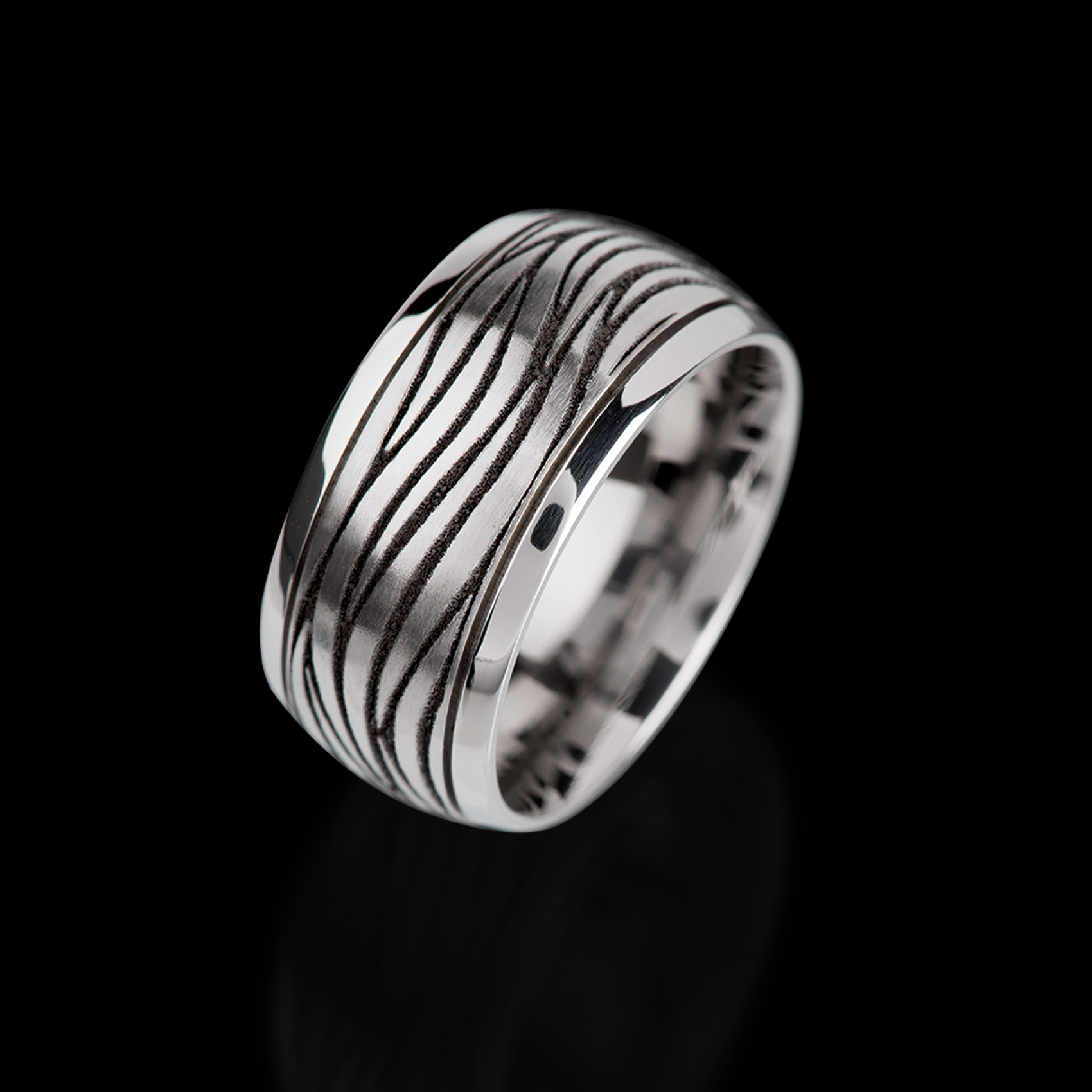 Edelstahl Ring Herren