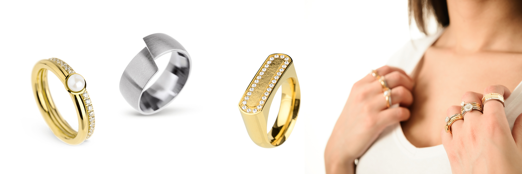 Mehrere Ringe kombinieren